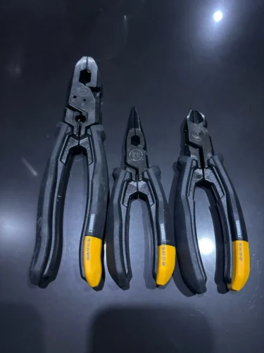 TOUGHBUILT TB-H3-20-M200 8"Industrial Grade Labor Saving Multi-Functional Flat Cut Wire Pliers Hand Tools photo review