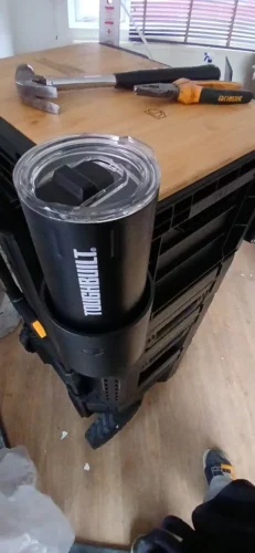 TOUGHBUILT TB-B1-A-52 STACKTECHP lastic/Metal Cup Holder Double-layer vacuum insulation photo review